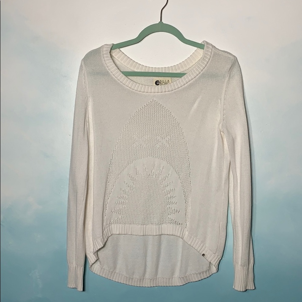 Billabong shark knit sweater